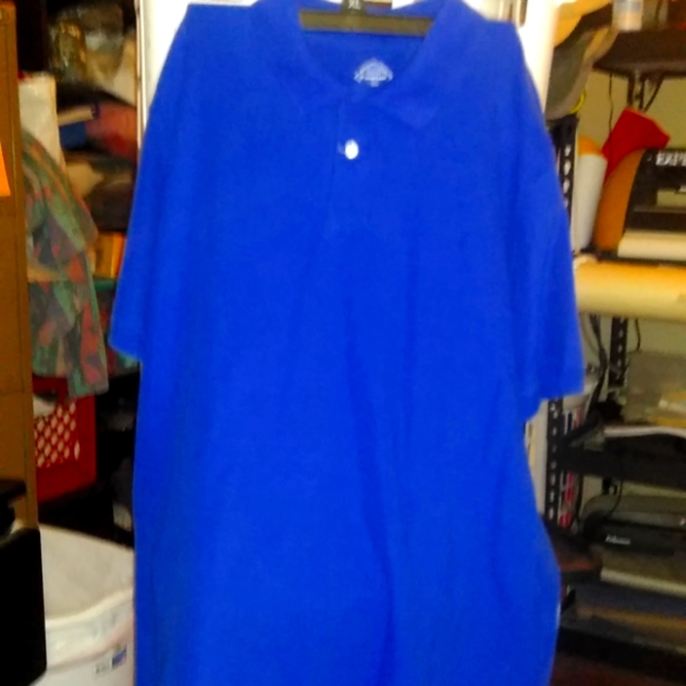 Three shirts  St John Bay blue Wedge white  Jack spades  blue with white